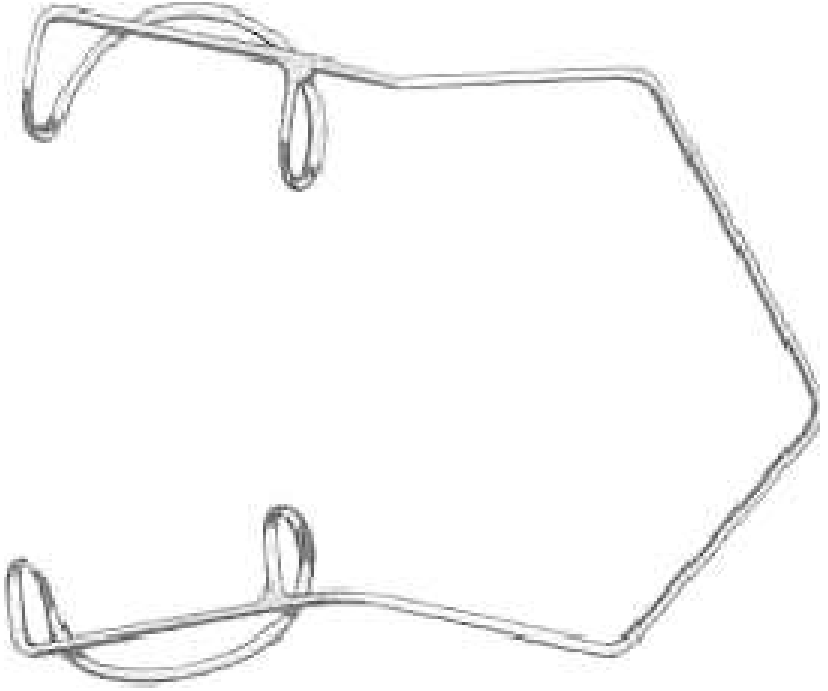 Round Blades Eye Speculum Fenestrated For Nasal Placement Adult